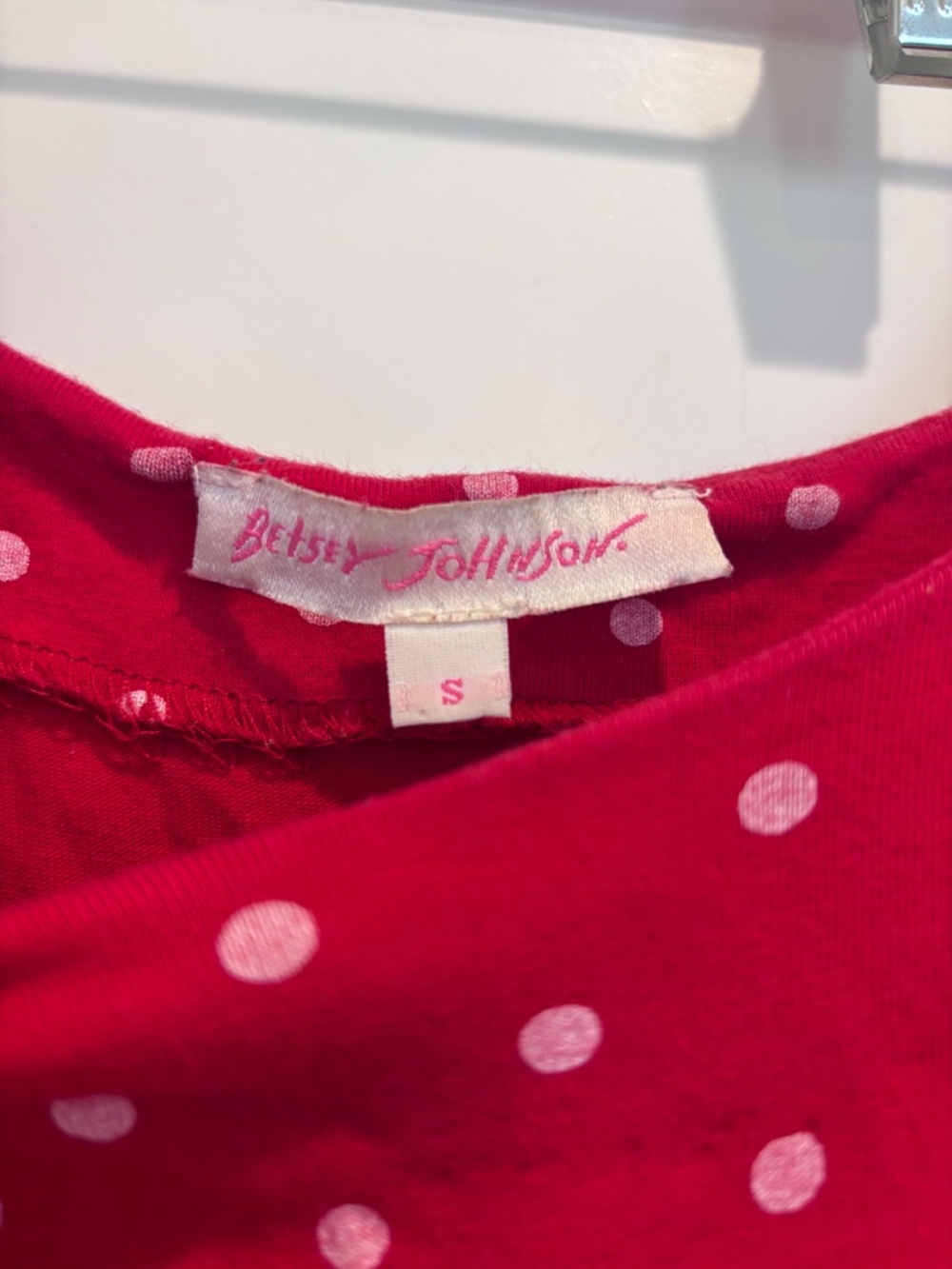 Vintage Betsey Johnson Red Polka Dot Jumpsuit Size Small - Picture 2 of 2